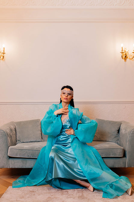 Turquoise Desire Kimono