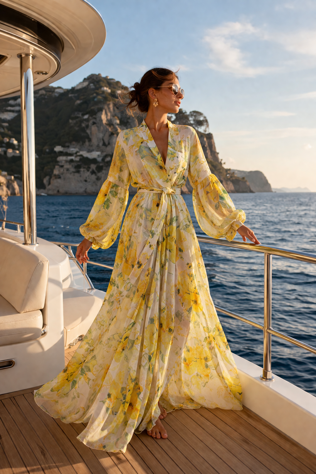 Golden Hour Wrap Dress