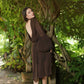 Espresso Desire Wrap Dress