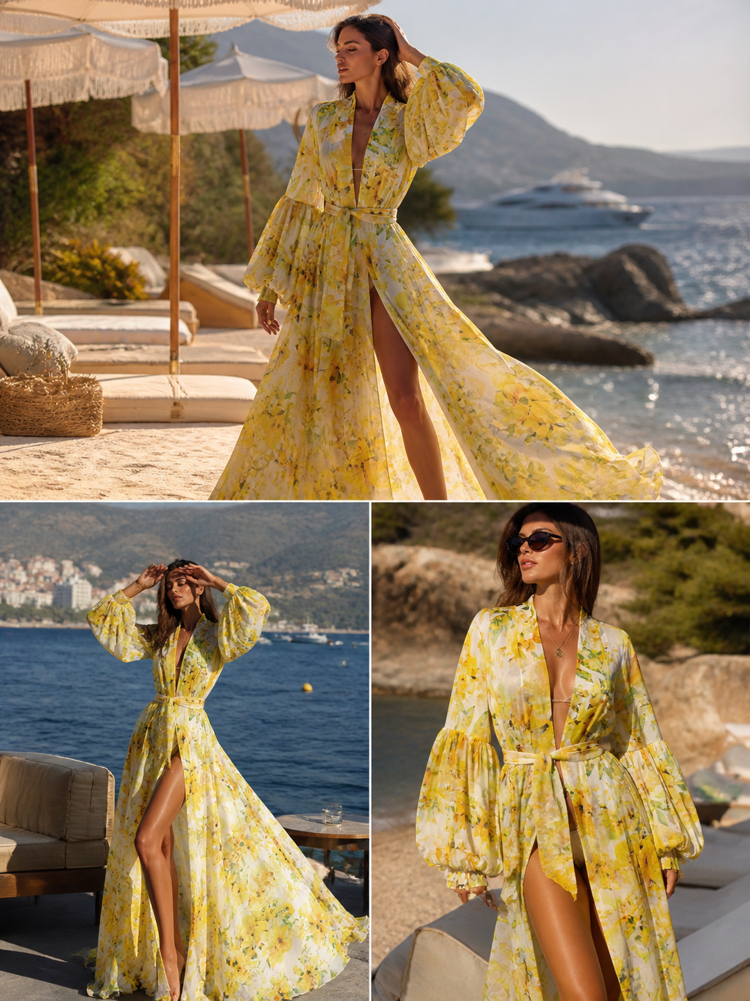 Golden Hour Wrap Dress