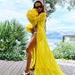 Santorini Yellow Kimono Dress