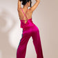 Pink Silk Trousers